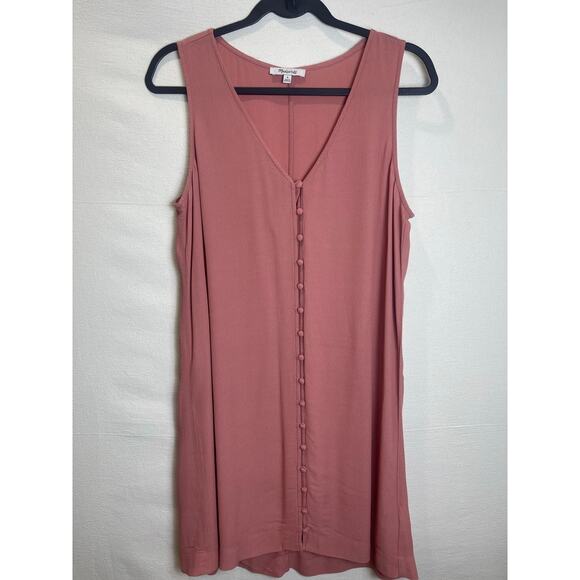 Madewell Sleeveless Button Front Dress Size M - Picture 5 of 9